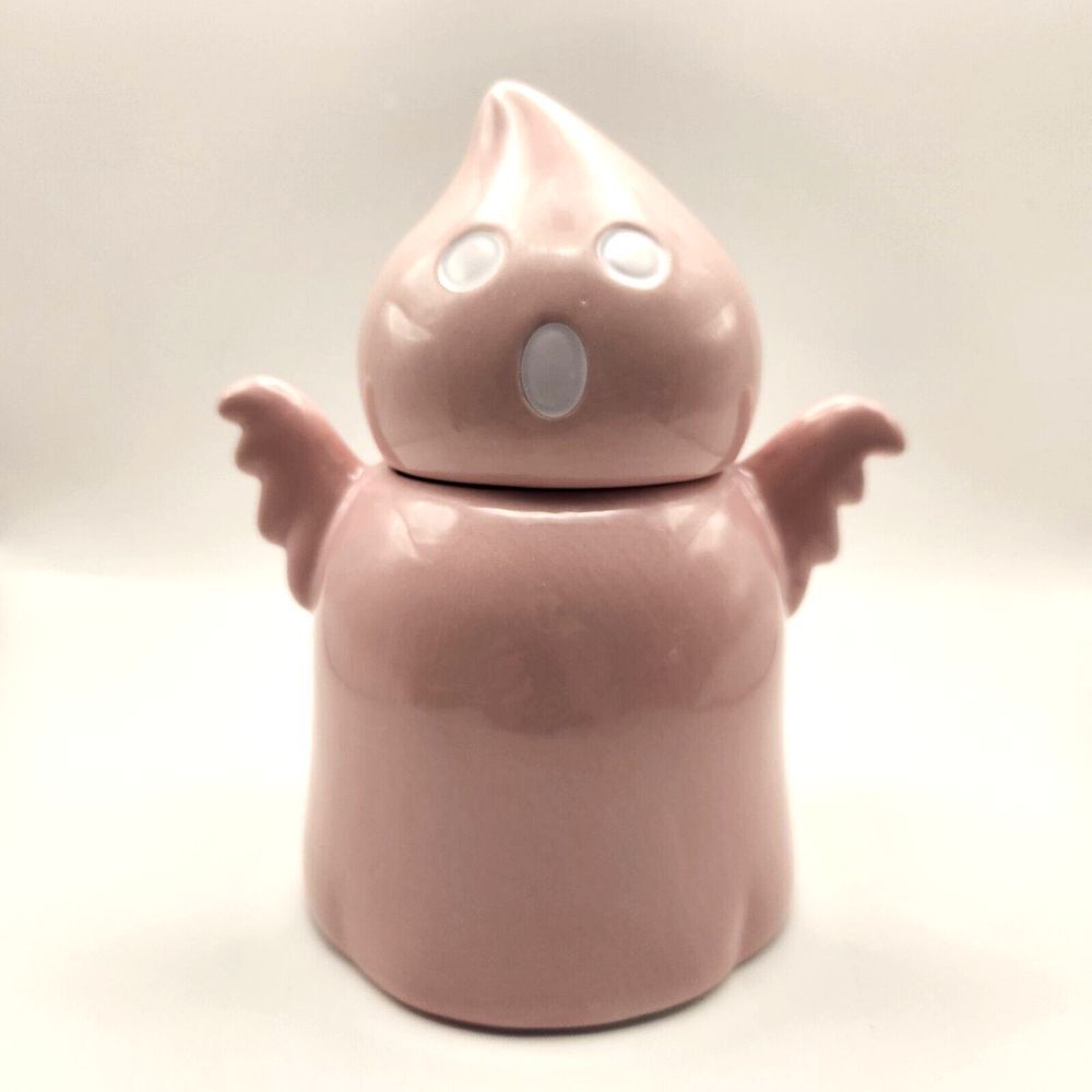 New Pink Halloween Ghost Sand &‎ Fog Candle Delicious Cinnamon Pumpkin Scent